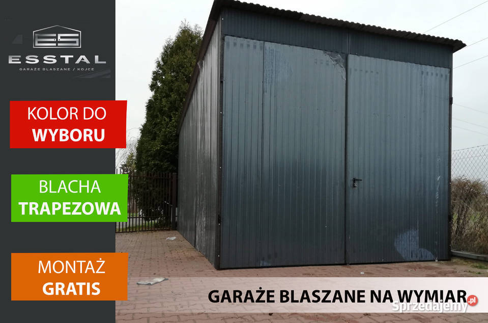 030A Garaż Blaszany Duży Hala Magazyn Wiata 18m2