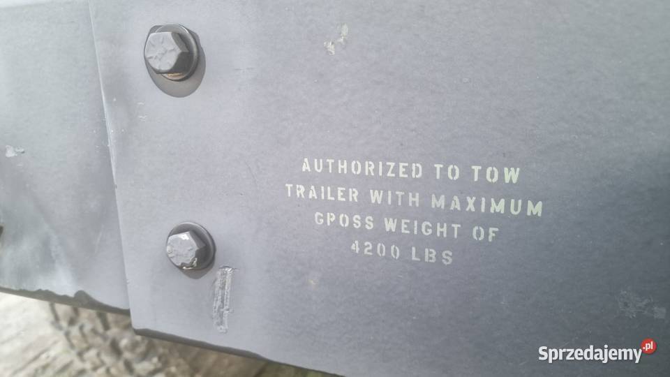 Humvee 1988 5400 nieuszkodzony Bolesławice