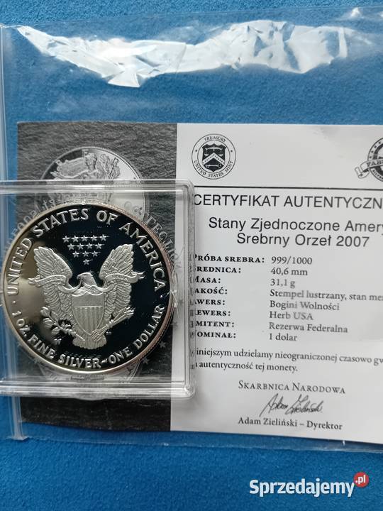 amerykański orzeł 2007 lustrzanka Warszawa sprzedam