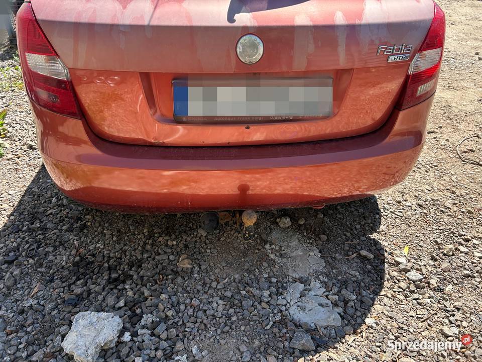 Hak holowniczy Skoda Fabia II kompletny Wzmocnienia, belki i wsporniki Bodzentyn sprzedam