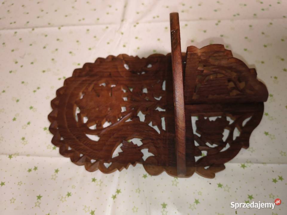 Drewniana rzeźbiona półeczka Pozostałe Chorzew