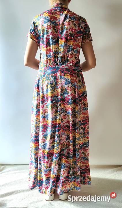 Długa kolorowa sukienka Soaked in Luxury L 40 Szczecin