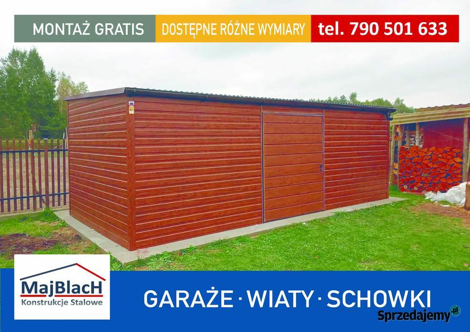 Garaż  ALTANA OGRODOWA Wiatka na Drewno Sprzedaż podlaskie Siemiatycze