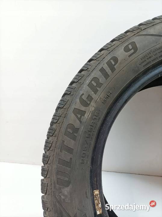 4x OPONA ZIMOWA GOODYEAR ULTRAGRIP 9 20555R16 Opony i felgi