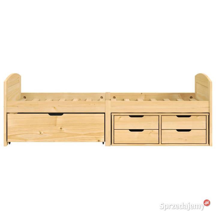 Łóżko dzienne 5 szuflad IRUN sosna 90x200 69cm Meble Warszawa sprzedam