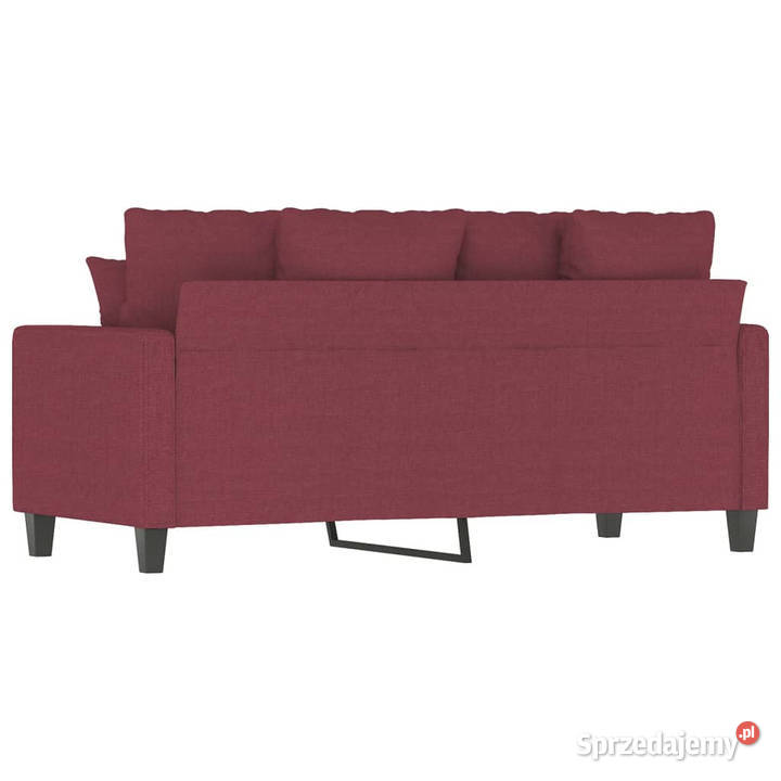 Sofa 2osobowa winna czerwień 140 tapicerowana mazowieckie Warszawa sprzedam