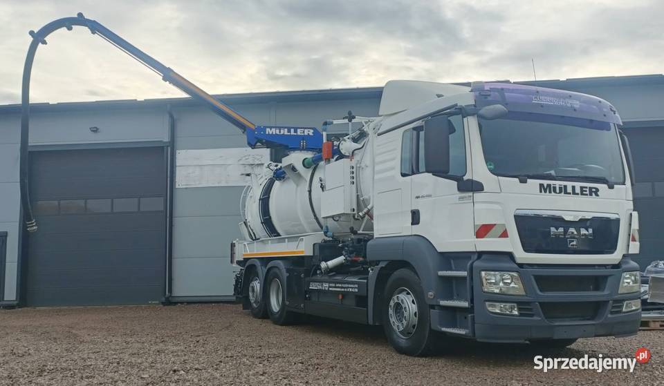 MAN TGS MULLER wuko beczka do kanalizacji świętokrzyskie Brzechów