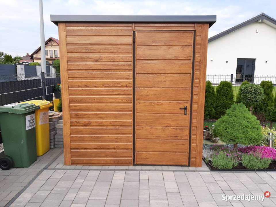 Schowek na Narzędzia Mały Garaż Blaszany Wiatka Kolbuszowa