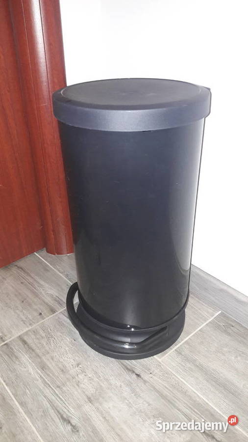 Kosz na odpady śmieci okrągły uchylny pedałowy Głuchołazy