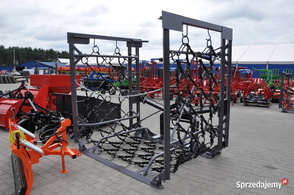 włóka łąkowa łąkowopolowa metaltechnik NOWE cała nieuszkodzony sprzedam