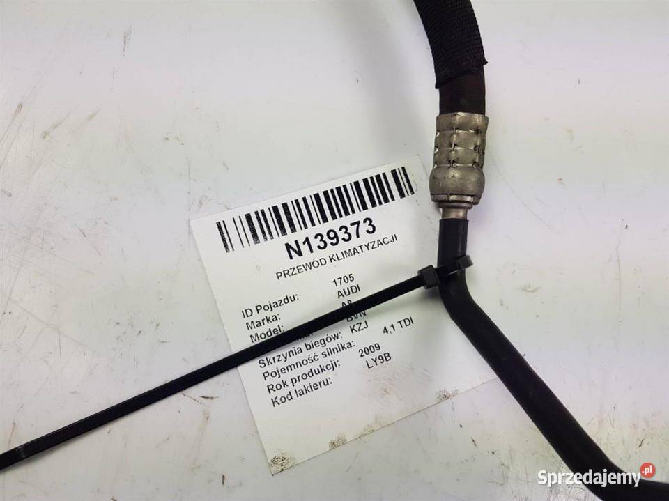 PRZEWÓD KLIMATYZACJI A8 D3 Lipno