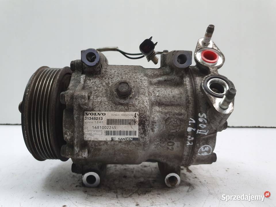 SPRĘŻARKA KLIMATYZACJI Volvo V60 16 D 31348213 lubelskie Chełm
