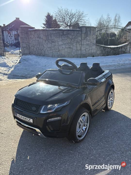 Samochód elektryczny Rapid Racer 12V EVA czarny dolnośląskie Kłodzko sprzedam