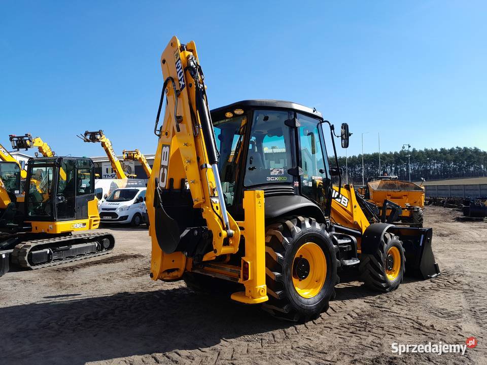 JCB 3CX KOPARKOŁADOWARKA JOYSTICK CAT CASE Koparko ładowarki Krotoszyn