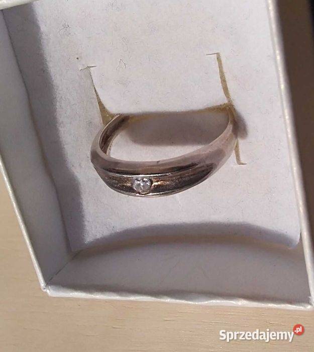 Pierścionek obrączka srebro 925 17mm Cieszyn