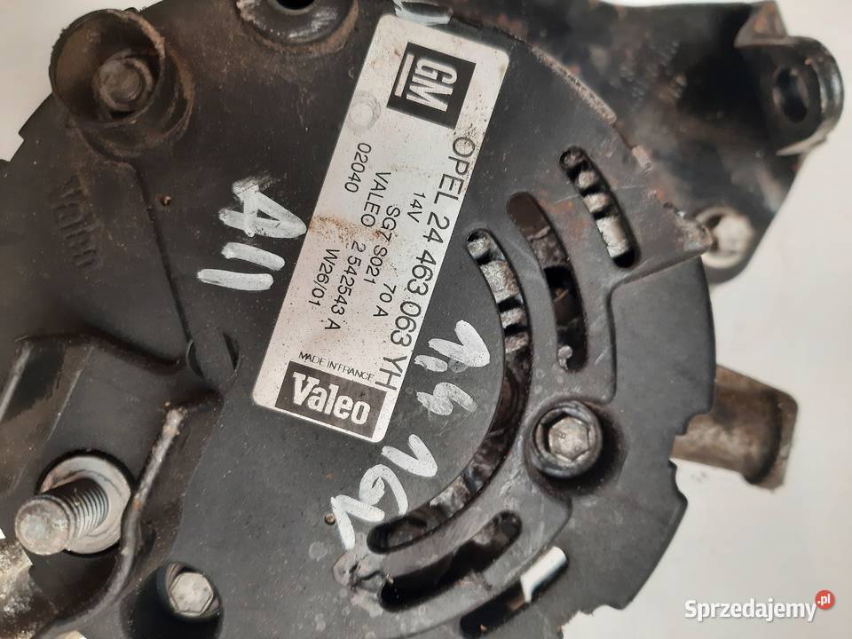 Opel Astra G Corsa C12 14 16V alternator 70A sprzedam