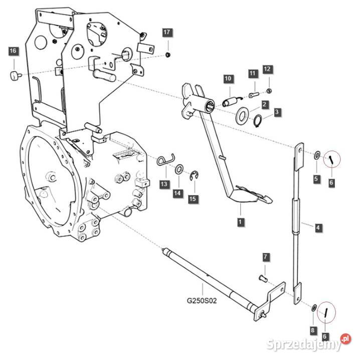 Zawleczka 30x2 mm LS XJ25LS MT125LS MT335LS Skrzynia biegów podkarpackie