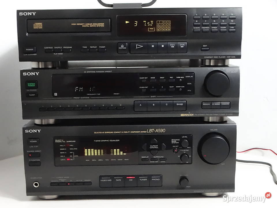 Wieża SONY LBTA590 Wzmacniacz TAA590 Tuner Elektronika Biłgoraj