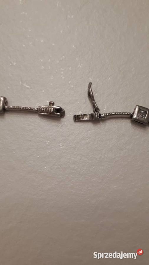 naszyjnik srebrny kryształki Yes Naszyjniki Radom