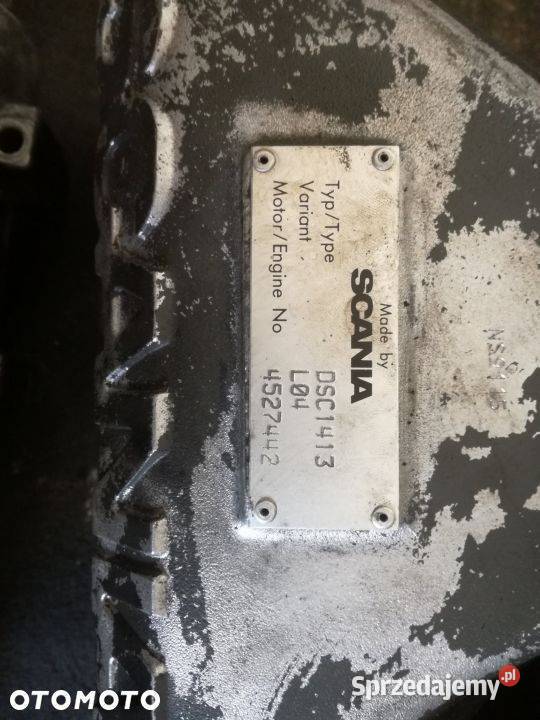 BLOK SŁUPEK SILNIK SCANIA V 8 500 DSC 1413 Osiek