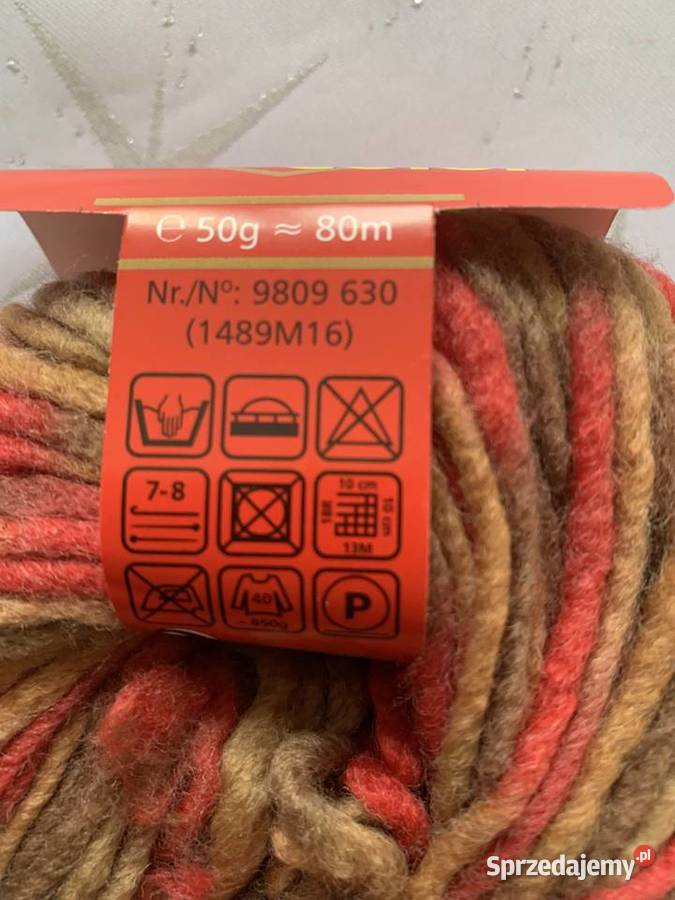 Włóczka z wełną gruba nić zestaw Szczecin