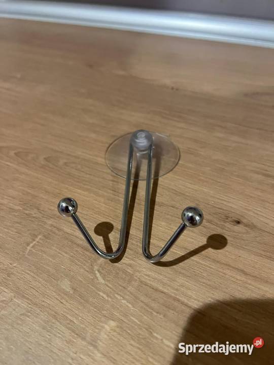 Szary wieszak do łazienki Gdańsk