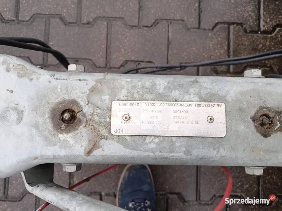 Laweta najazd 100 aluminium 9 metrów Rzędziany sprzedam