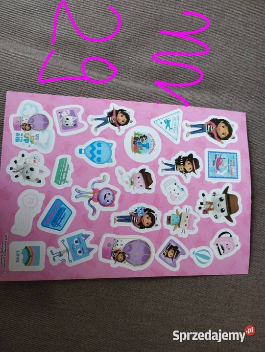 Dziewczynki stworki naklejki Siemiatycze