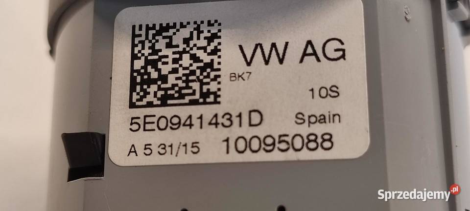 SKODA OCTAVIA III PRZEŁĄCZNIK ŚWIATEŁ 5E0941431D sprzedam