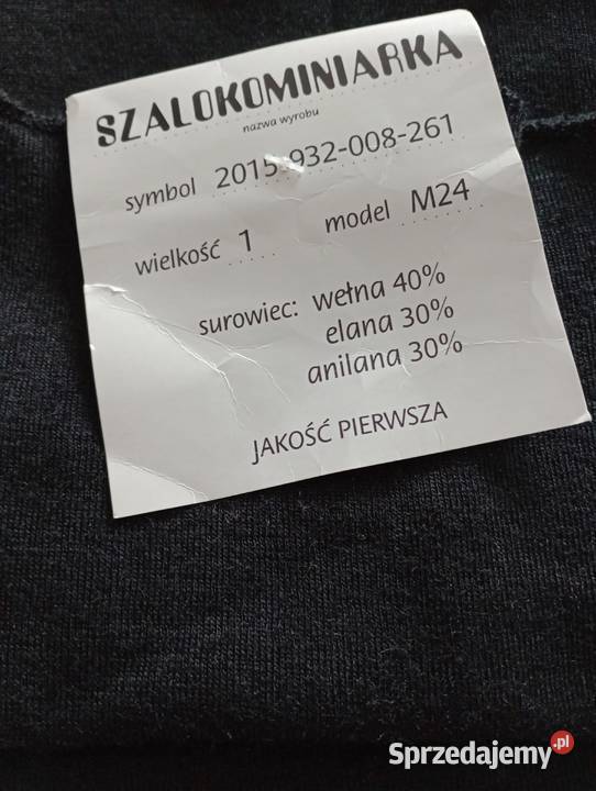 szalokominiarka czarna Pisz sprzedam