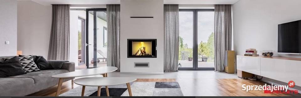 LOUIS PANORAMA AQUA 15 kW TWIN GLASS Kominek z Kraków