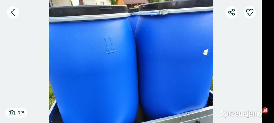 Beczki 230L Kędzierówka