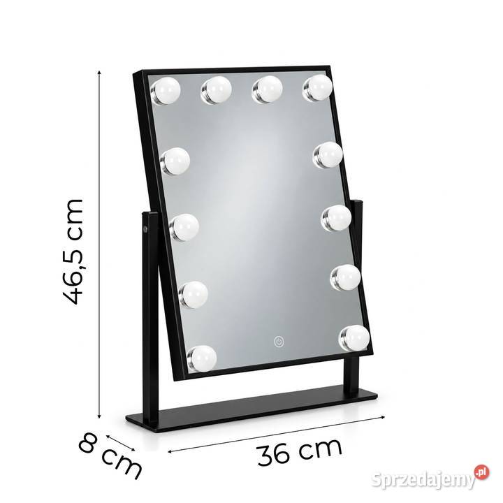Lustro do makijażu LED Toaletki opolskie