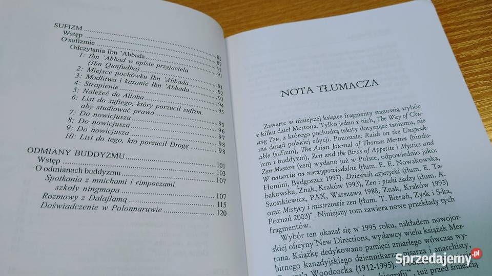 Myśli o Wschodzie Thomas Merton wstęp George Książki naukowe i popularnonaukowe Gdańsk