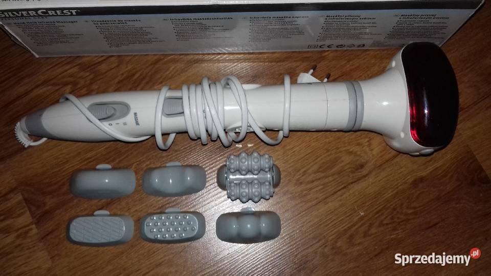 Masażer ręczny wibracyjny IR Silvercrest nasadki Kołobrzeg sprzedam