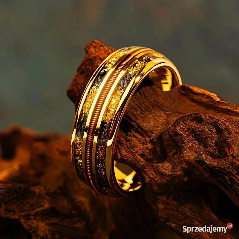 OBRĄCZKA SZEROKA 6 mm ze stali chirurgicznej ze Swarzędz