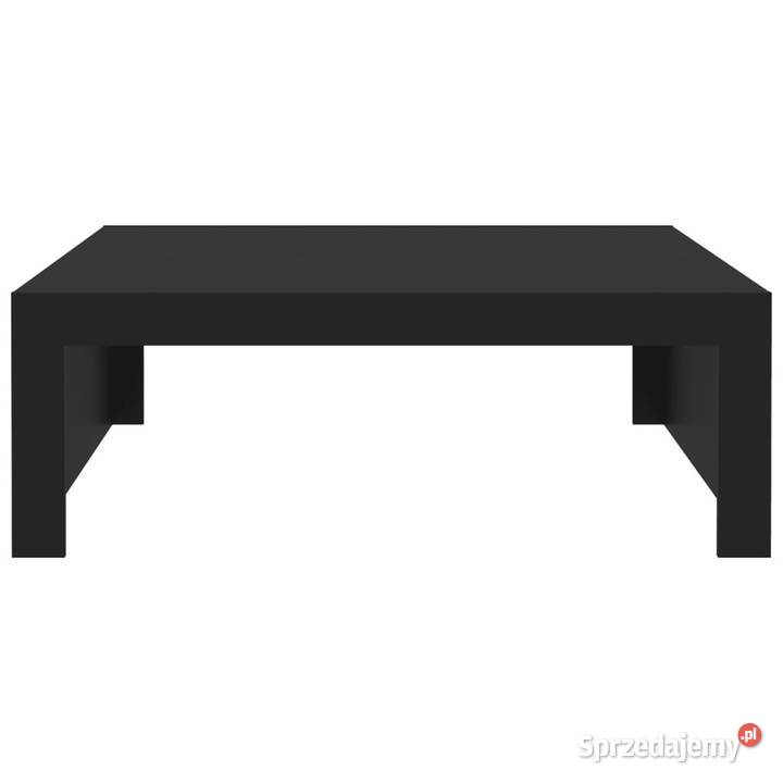 Stolik kawowy czarny 100x100x35 materiał Warszawa