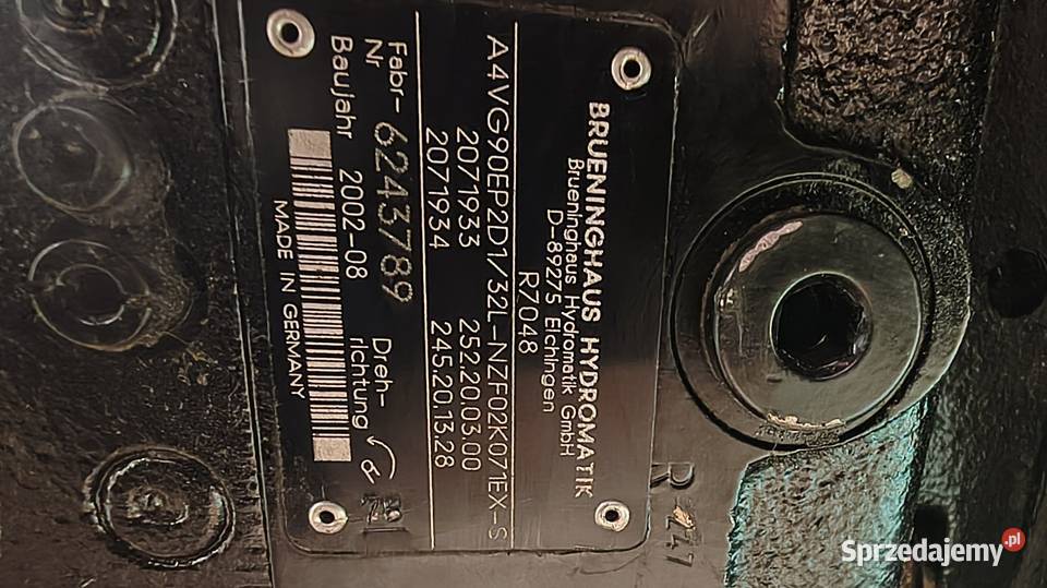 Pompa Hydrauliczna Hydromatik A4VG90EP2D1 Staszów