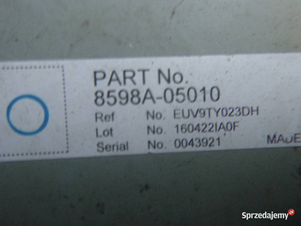 MODUŁ DRZWI TOYOTA AVENSIS T27 8598A05010 osobowe Lublin