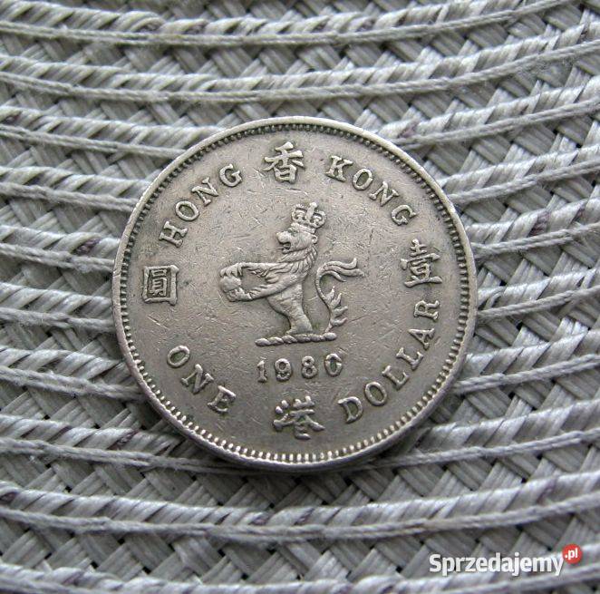 Hong Kong Brytyjski 1 Dolar1980r Kalisz