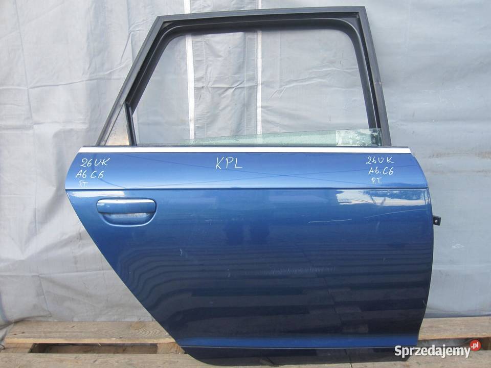AUDI A6 C6 07r drzwi prawe tył kompletne świętokrzyskie