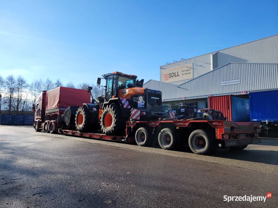 Transport Laweta Niskopodwozie kombajn ciągnik