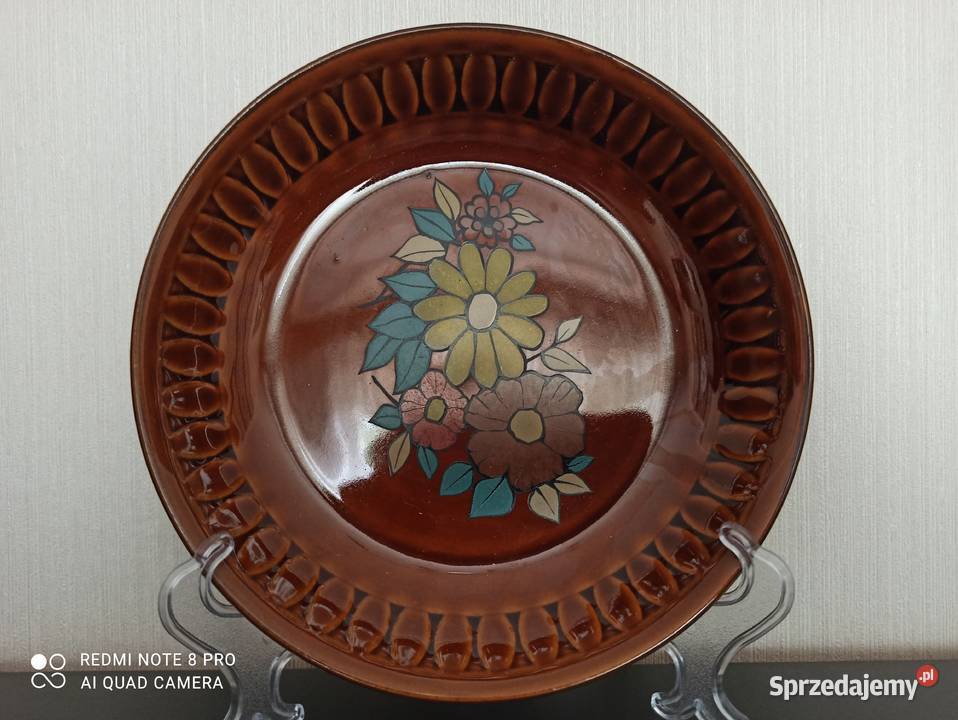 Talerz porcelit Tułowice fason Rumcajs podlaskie Warpechy Stare