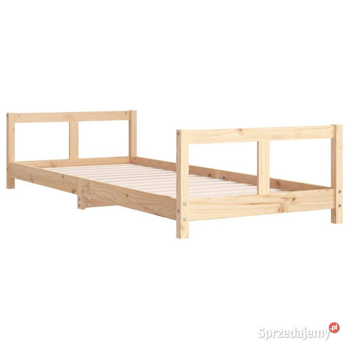 Rama łóżka dzieci 80x200 drewno sosnowe WM834420 mazowieckie Warszawa