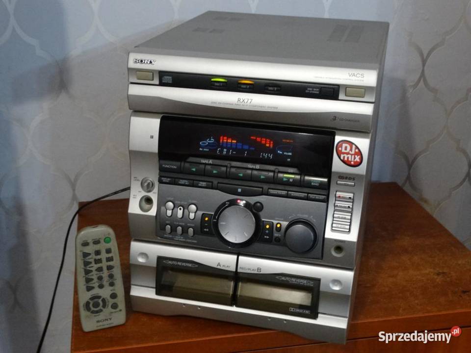 Wieża Sony HCDRX77 pilot mocna WYSYŁKA Jasło