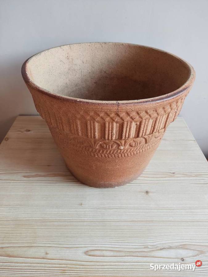 Donica doniczka ceramiczna gliniana fi 336 Głuchołazy sprzedam