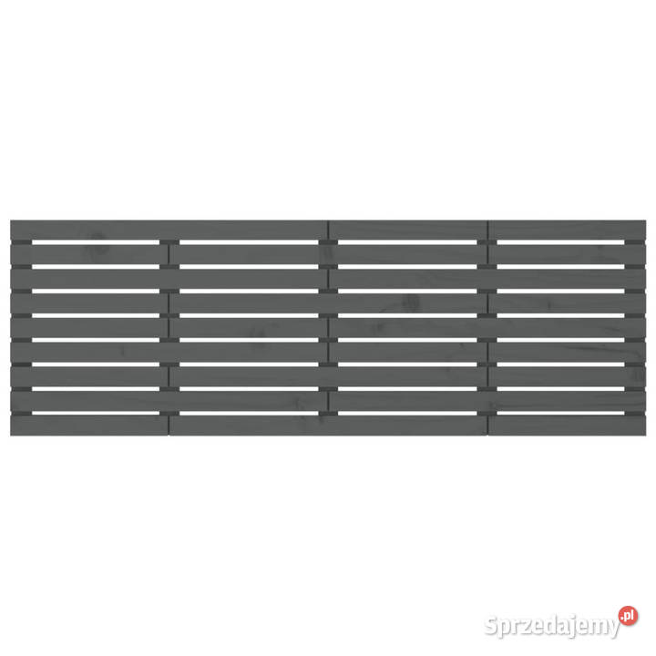 Wezgłowie łóżka szare 206x3x63 lite drewno Warszawa sprzedam