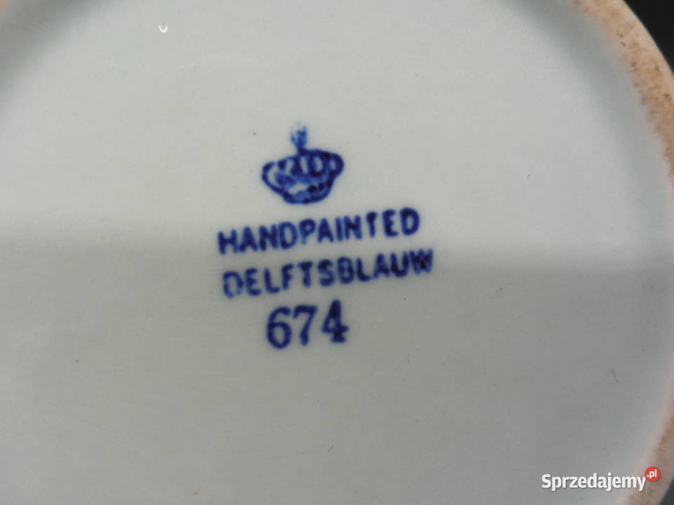 Antyczne ręcznie malowane puzdro na drobiazgi Raszków sprzedam