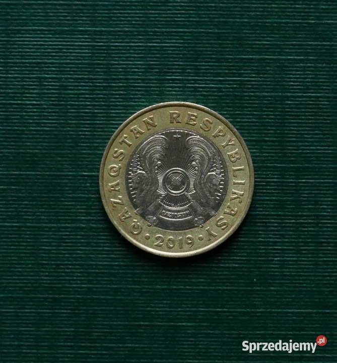 KAZACHSTAN 100 tenge 2019r Napis na brzegu JZ Gliwice