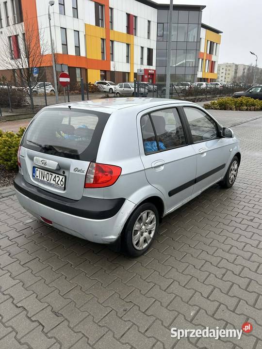 Hyundai Getz 2008r 11 benzyna kujawsko-pomorskie Inowrocław